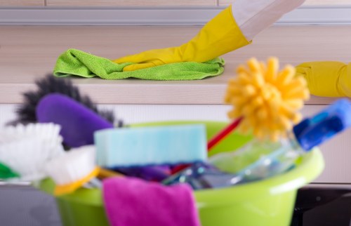 Professional move out cleaning in a Harringay flat kitchen