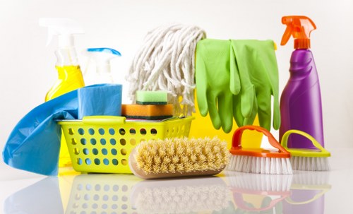Commercial carpet cleaning equipment used in a Harringay workplace