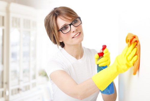 Detailed kitchen and bathroom turnover cleaning for a short-let property