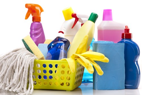 Local Harringay cleaner preparing a guest-ready rental apartment