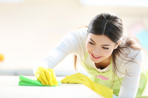 Safe and insured Carpet Cleaners Harringay team at work