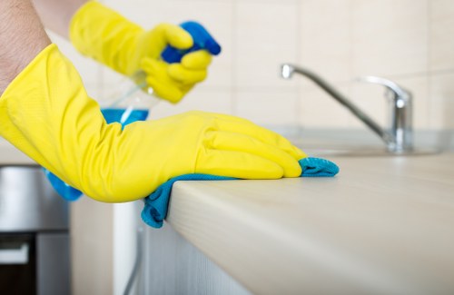Restoring shine to a hard floor in a North London Harringay property